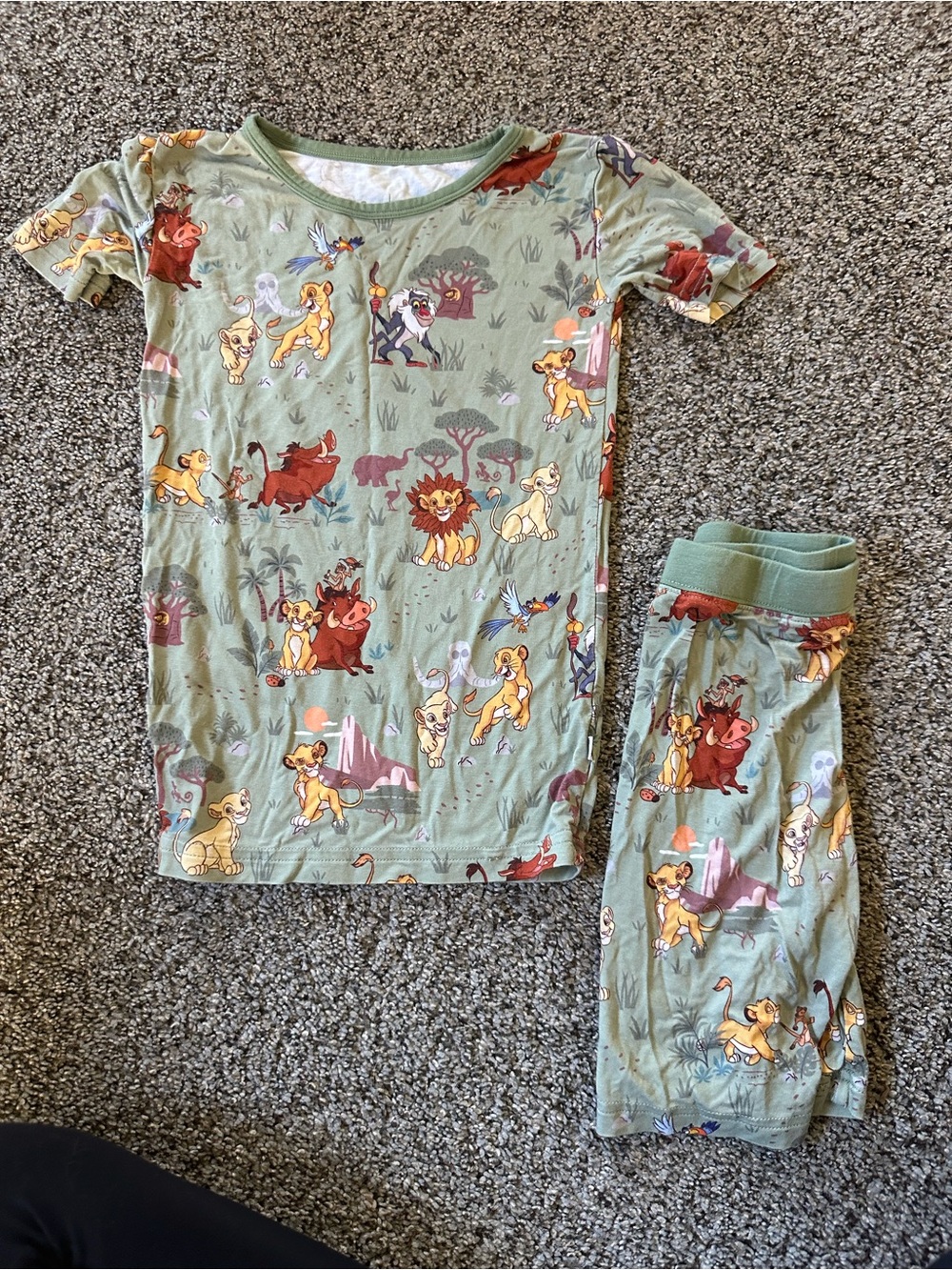 Little Sleepies Disney Lion King Short Sleeve/Shorts Pajamas